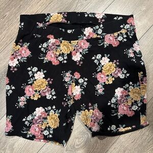 Torrid Floral Bike Shorts - Size 4
